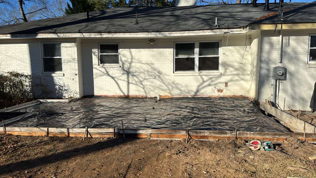 Backyard Patio — before