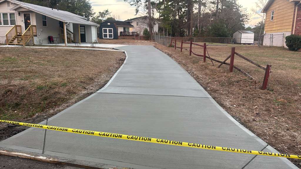 Curved Driveway — after