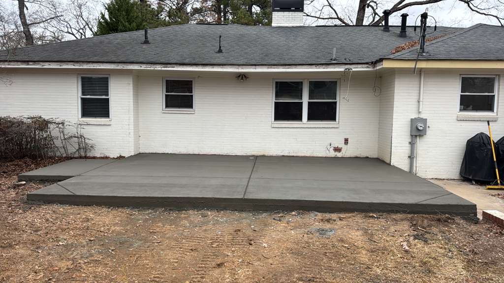 Backyard Patio — after